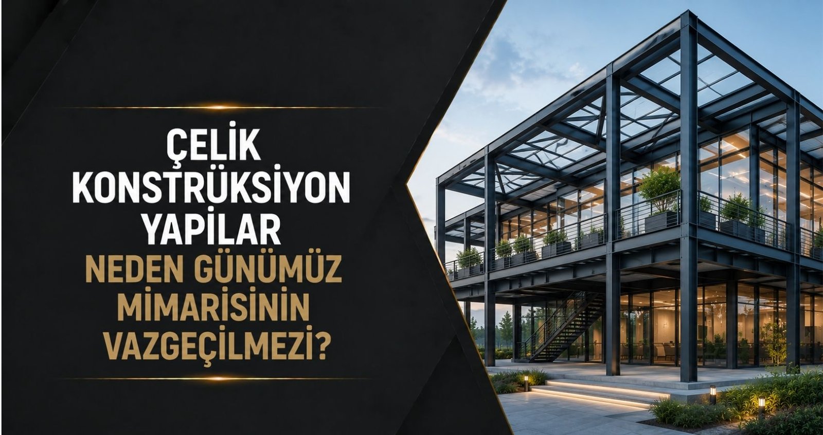 Çelik Konstrüksiyon Yapılar Neden Günümüz Mimarisinin Vazgeçilmezi? 
