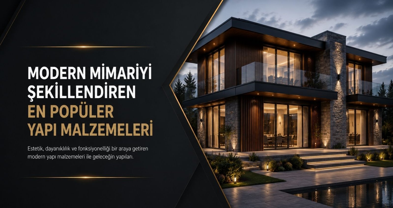 Modern Mimariyi Şekillendiren En Popüler Yapı Malzemeleri